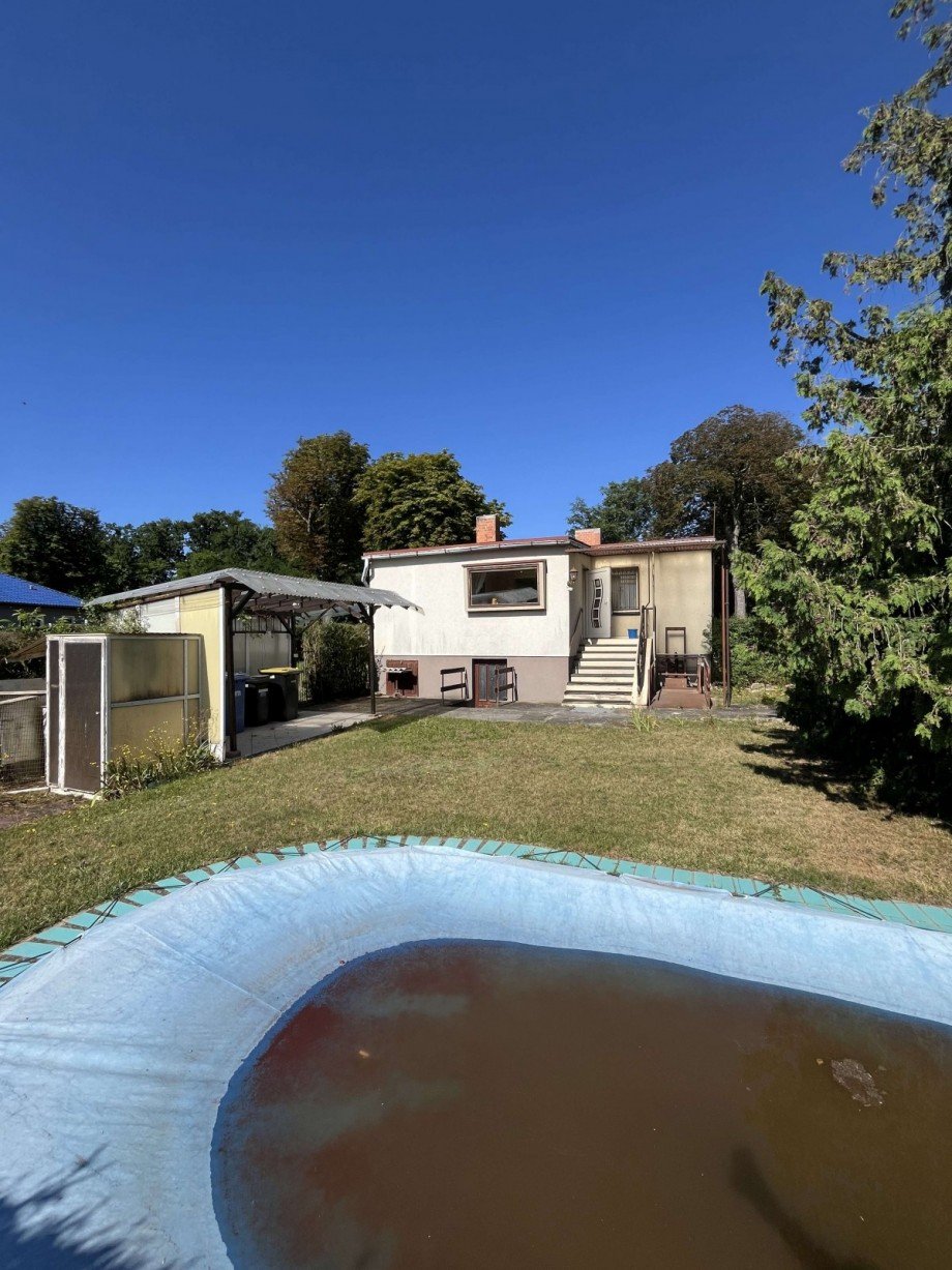 Hauseingang Gartenseite Einfamilienhaus Beetzsee