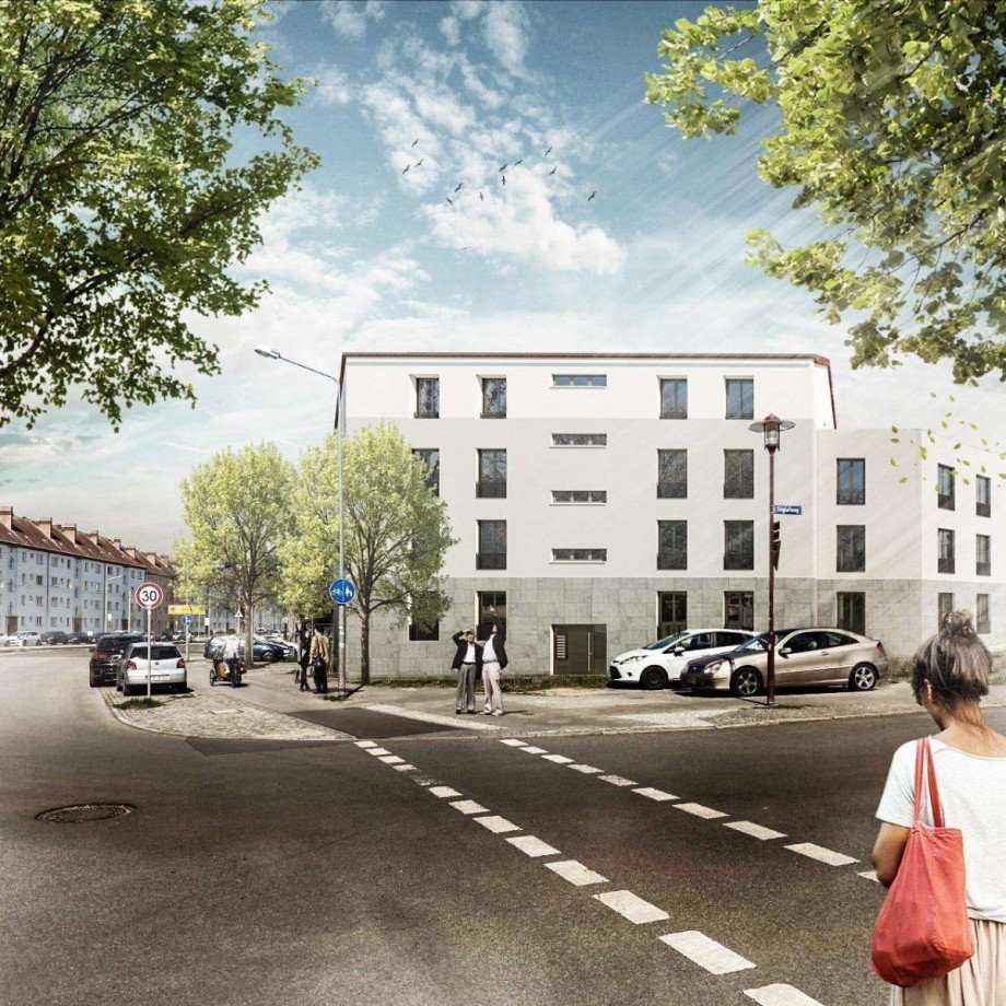 Ansicht Harlunger Str. Mehrfamilienhaus Brandenburg an der Havel
